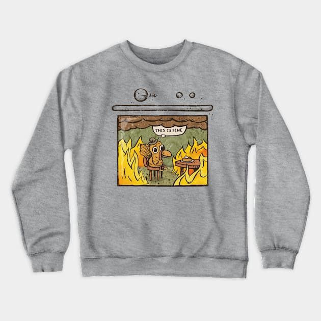 A Fine Thanksgiving Crewneck Sweatshirt by kg07_shirts